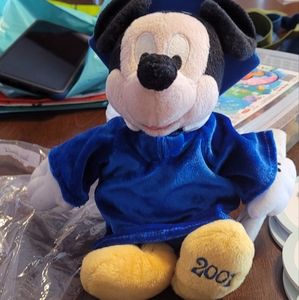Brand new in bag graduation Mickey Mouse from 2001